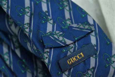 vintage gucci neckties|vintage gucci tie.